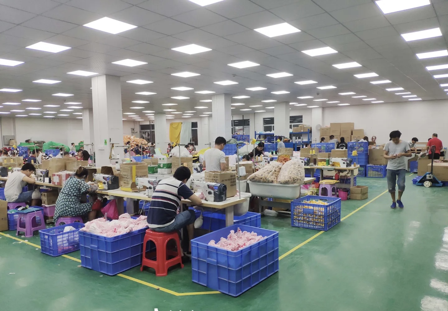 Pluzy AI toy factory in China — production view 3